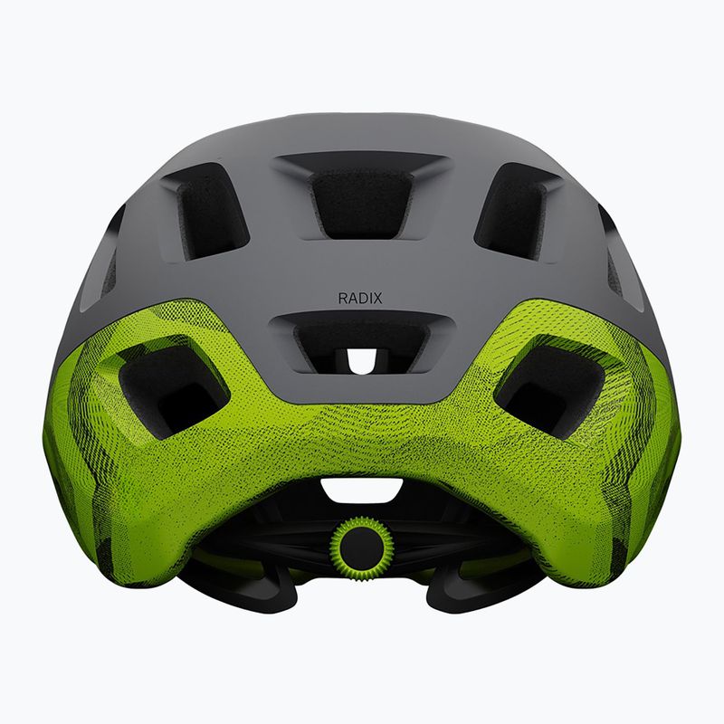 Cyklistická přilba  Giro Radix matte metallic black/ano lime 3