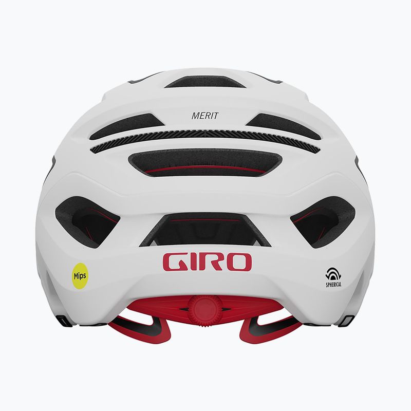 Cyklistická přilba Giro Merit Spherical MIPS matte white/black 4