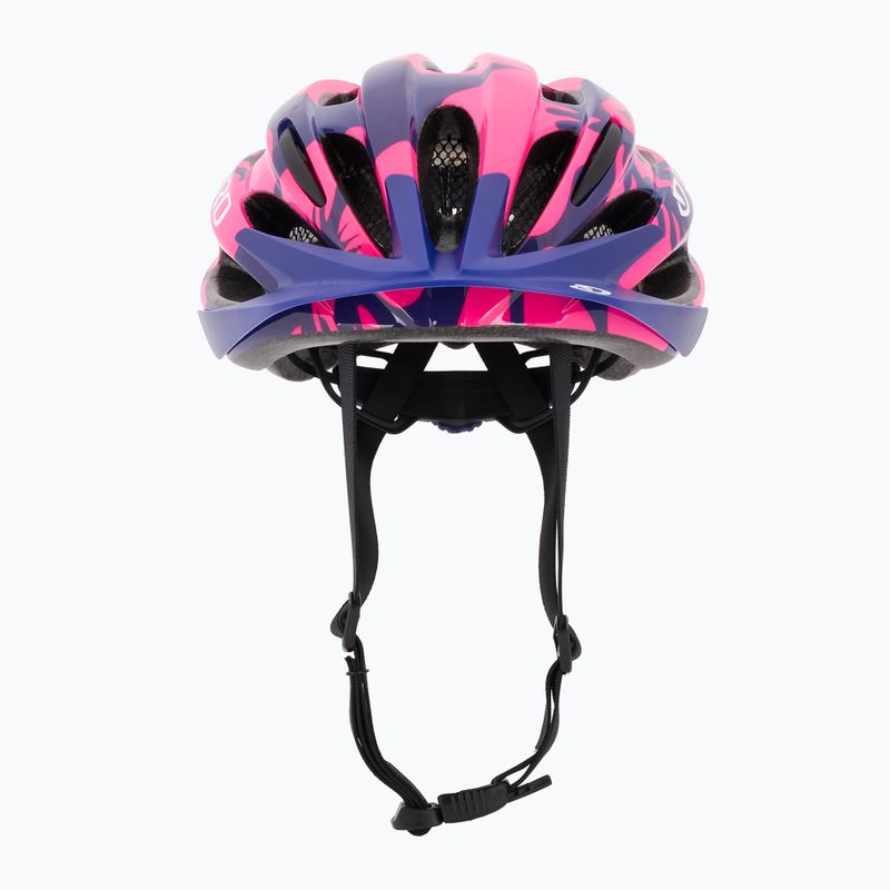 Dětská cyklistická přilba Giro Raze berry blue flowers 2