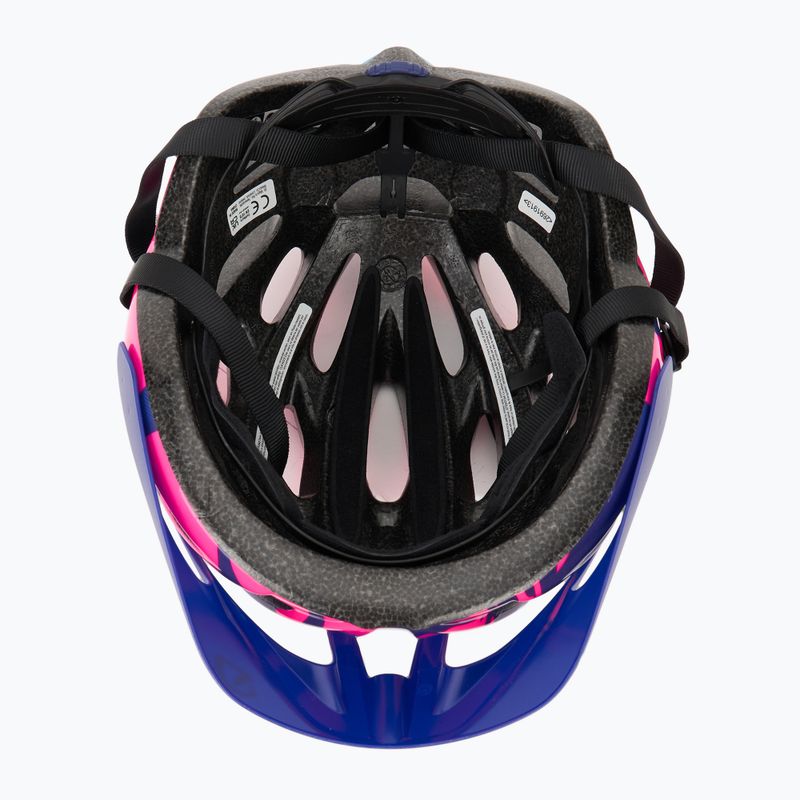 Dětská cyklistická přilba Giro Raze berry blue flowers 5