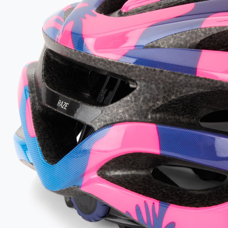 Dětská cyklistická přilba Giro Raze berry blue flowers 8