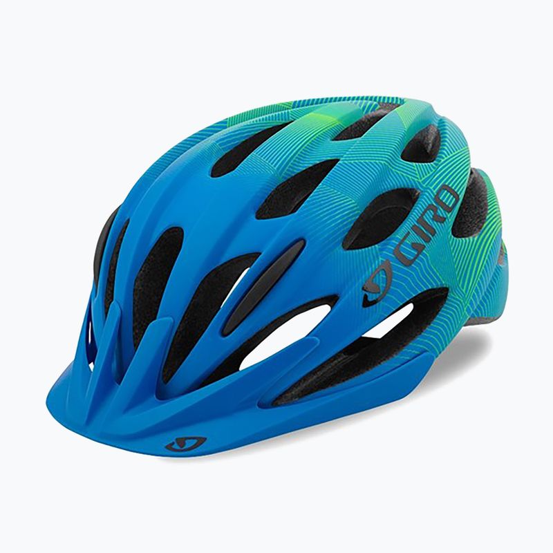 Dětská cyklistická přilba Giro Raze matte blue/lime 9