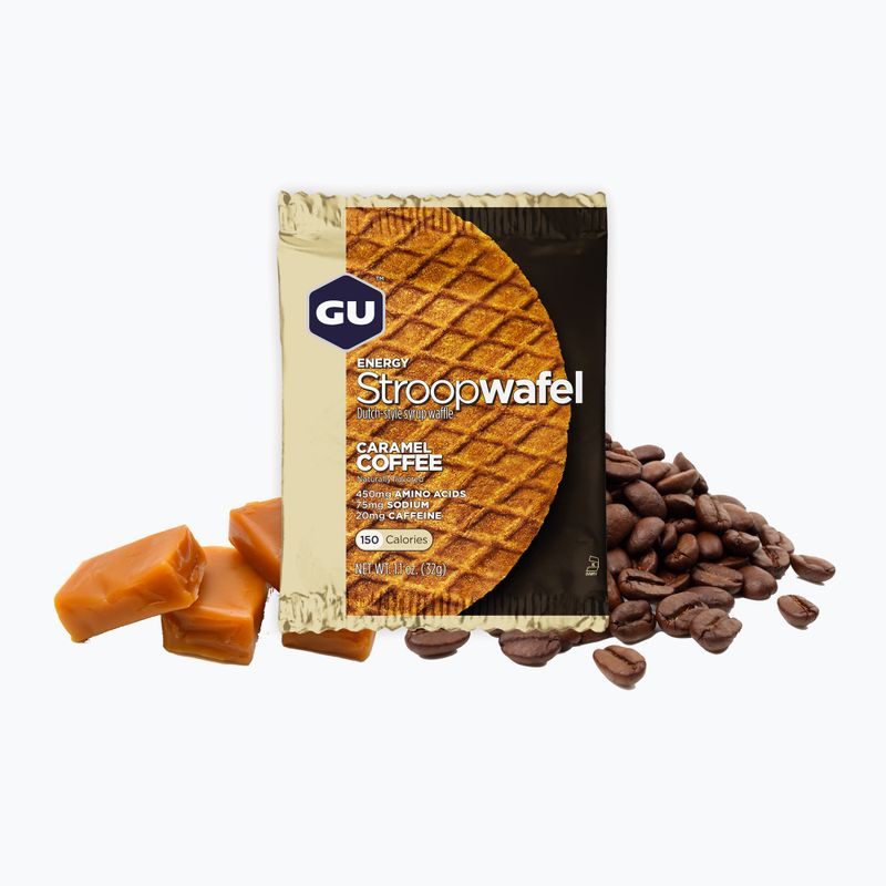 Svačinka  GU Energy Stroopwaffle 32 g caramel coffee 2