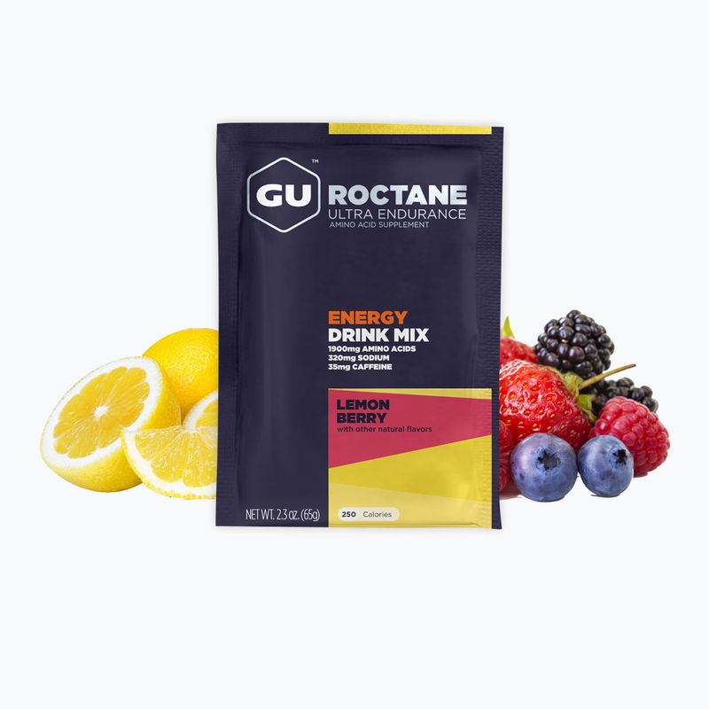 Energetický nápoj  GU Roctane Energy Drink Mix 65 g lemon/berry 2