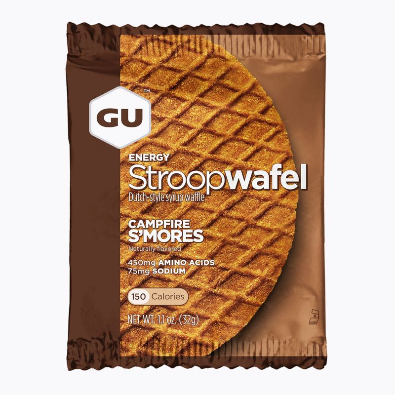 Svačinka  GU Energy Stroopwaffle 32 g campfire s'mores