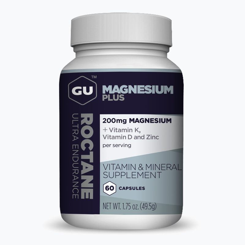 Magnez GU Magnesium Plus Kapsle 60 kapslí
