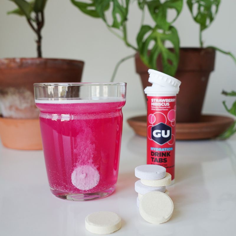 Izotonický nápoj GU Hydration Drink 12 tab. jahoda/hibiscus 3