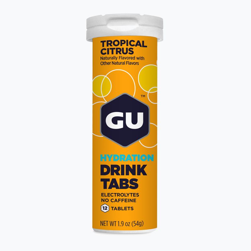 Izotonický nápoj GU Hydration Drink 12 tabulek tropické/citrusové
