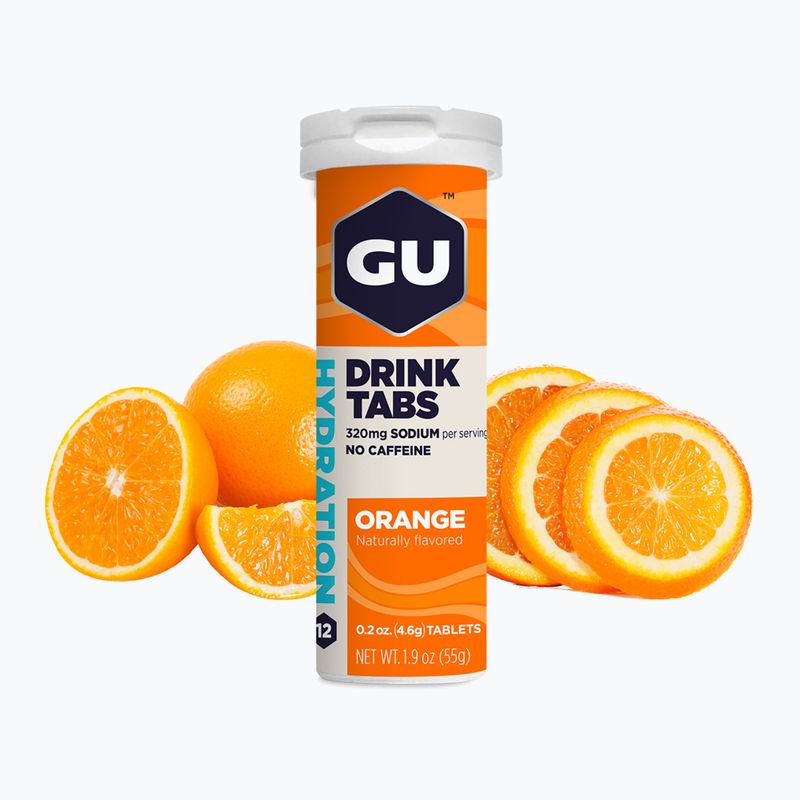 Izotonický nápoj GU Hydration Drink 12 tab. pomeranč 2