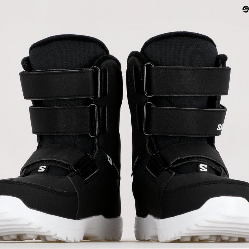 Dětské boty na snowboard Salomon Whipstar black L41685300 12