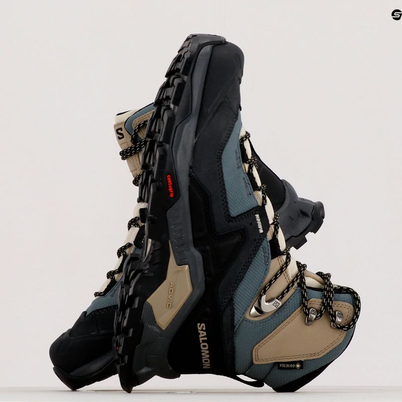 Dámská trekingová obuv Salomon Quest Element GTX černo-modrýe L41457400 12