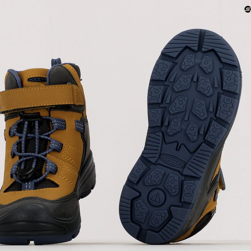 Dětské trekové boty KEEN Redwood Mid hnědé 1023882 11