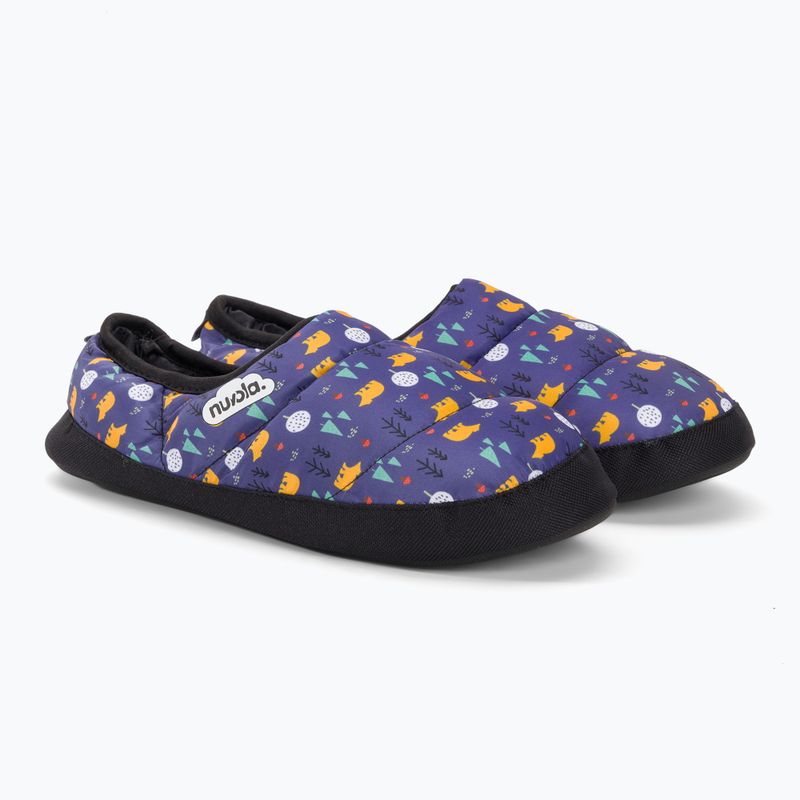 Zimní bačkory dziecięce Nuvola Classic Printed teddy blue 4