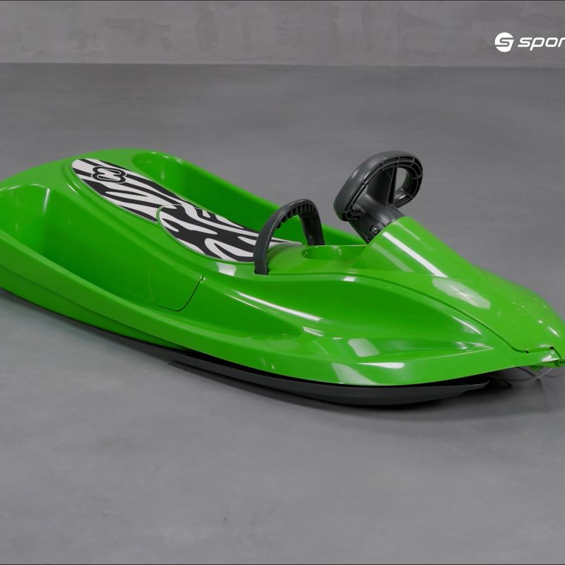 Dětské sáňky s volantem Hamax Sno Zebra zelené 503516 7
