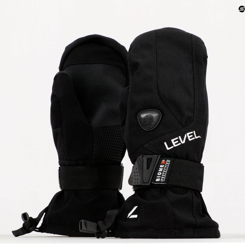 Dětské snowboardové rukavice Level Fly Mitt černé 4001JM.01 7