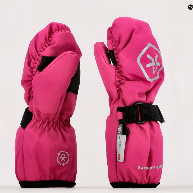 Dětské lyžařské rukavice Color Kids Mittens Waterproof růžove 740816 7