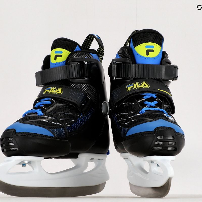 Dětské brusle FILA X-One blue/lime 10