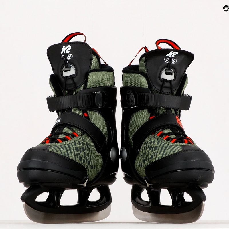 Dětské brusle K2 Raider Ice zelené 25G0110/11 14