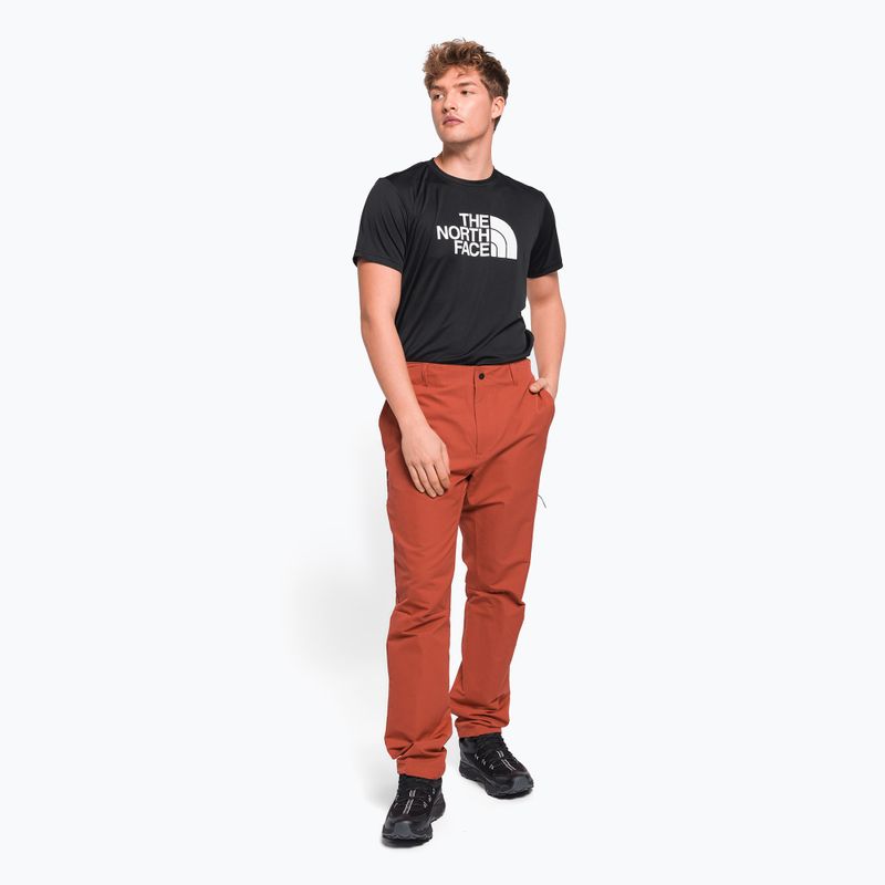 Pánské lezecké kalhoty The North Face Project červené NF0A5J7ZUBR1 2