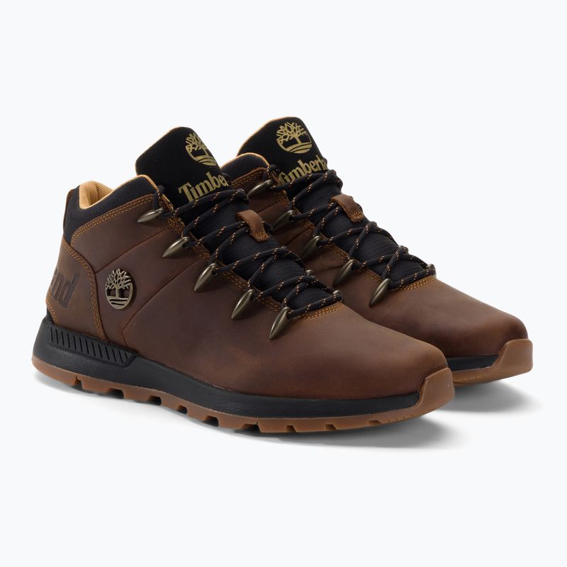 Pánské trekové boty Timberland Sprint Trekker Mid md brn full grain 4