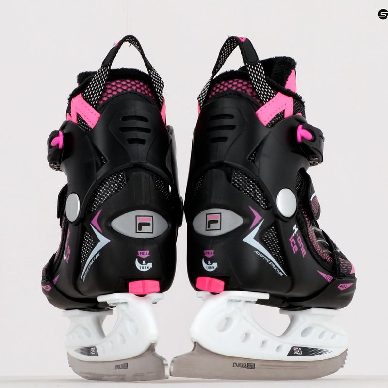 Dětské brusle FILA X-One G black/pink 11