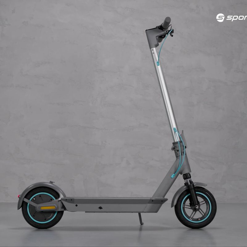 Motus Scooty 10 plus 2022 stříbrný elektrický skútr 15