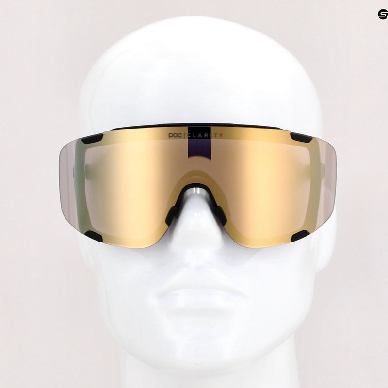 Brýle na kolo POC Devour uranium black/clarity road gold 8