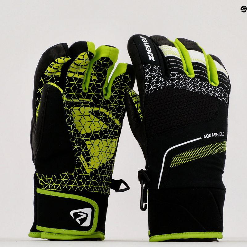 Dětské lyžařské rukavice Ziener Lonzalo AS černá 801922 8