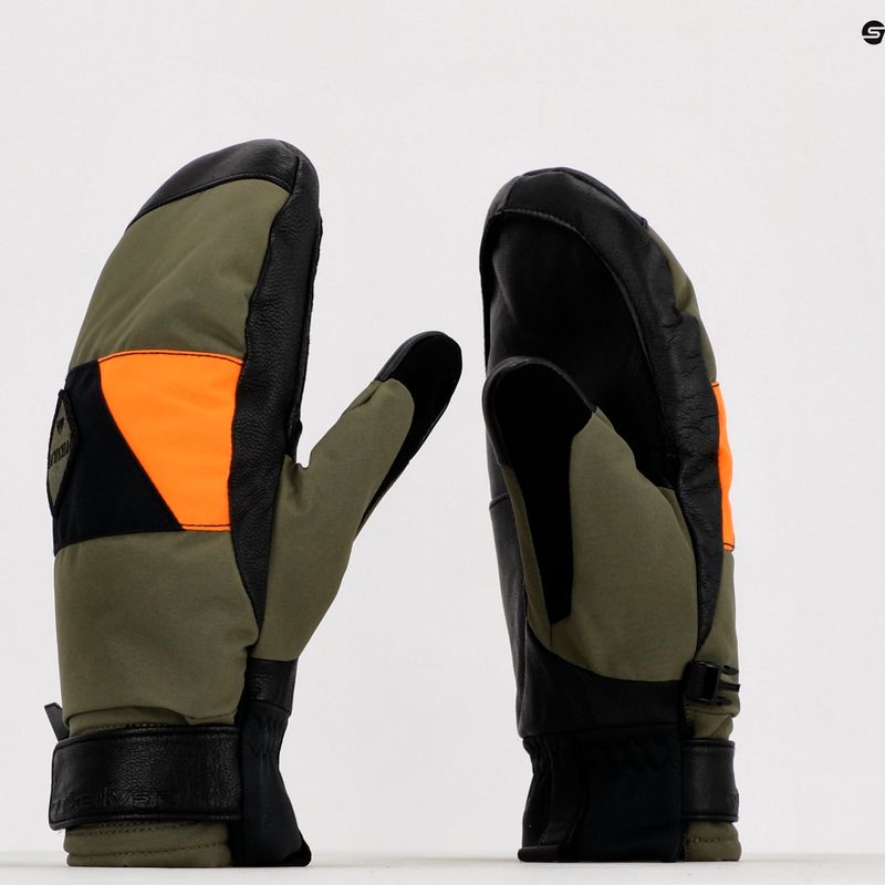 Quiksilver Squad Mitt Green EQYHN03161 Snowboardové rukavice 7