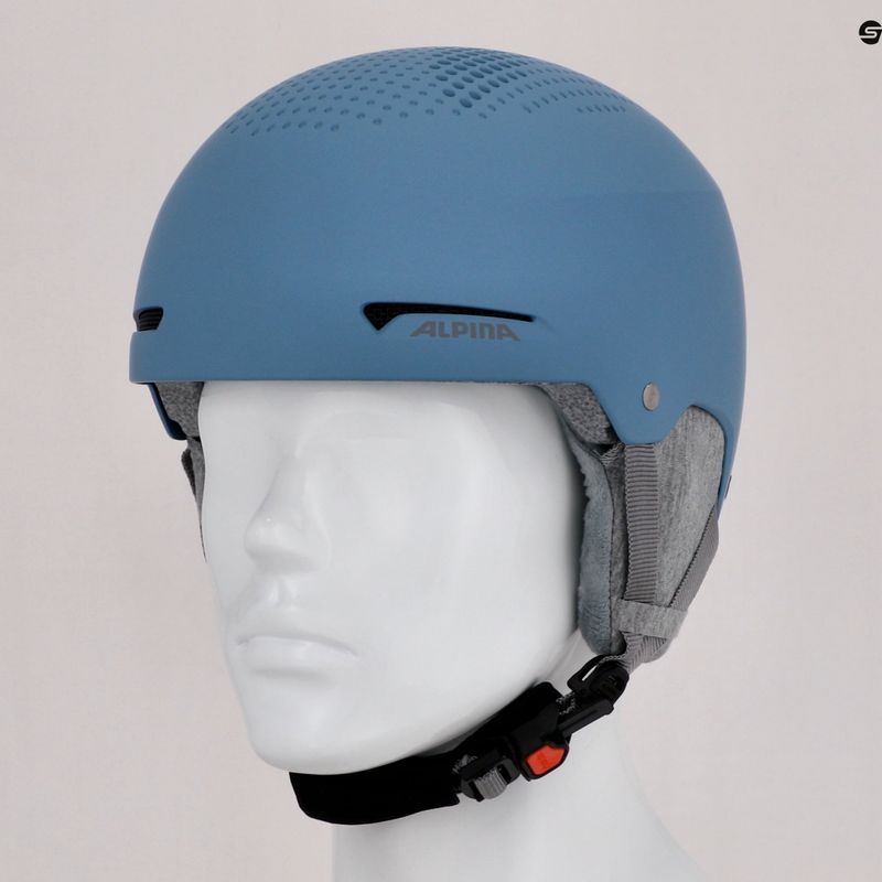 Lyžařská helma Alpina Arber skyblue matt 12