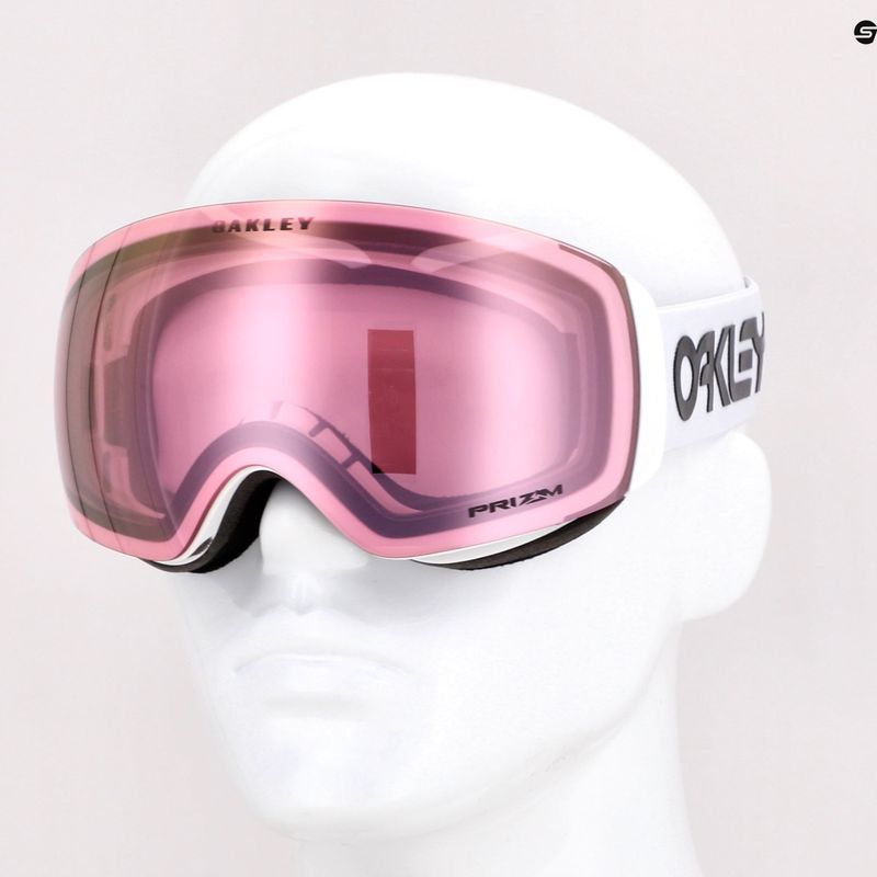 Lyžařské brýle Oakley Flight Deck M bílé OO7064-93 5