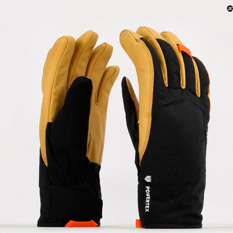 Salewa pánské horolezecké rukavice Ortles Ptx/Twr černá/žlutá 00-0000028531 11