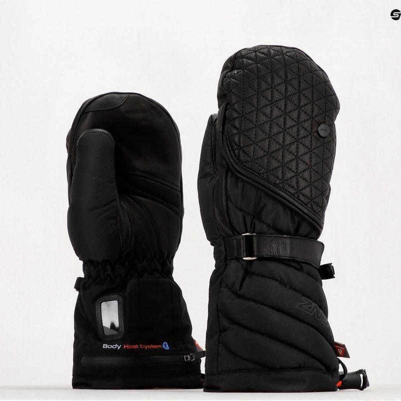 Dámské vyhřívané lyžařské rukavice LENZ Heat Glove 6.0 Finger Cap Mittens black 1206 8