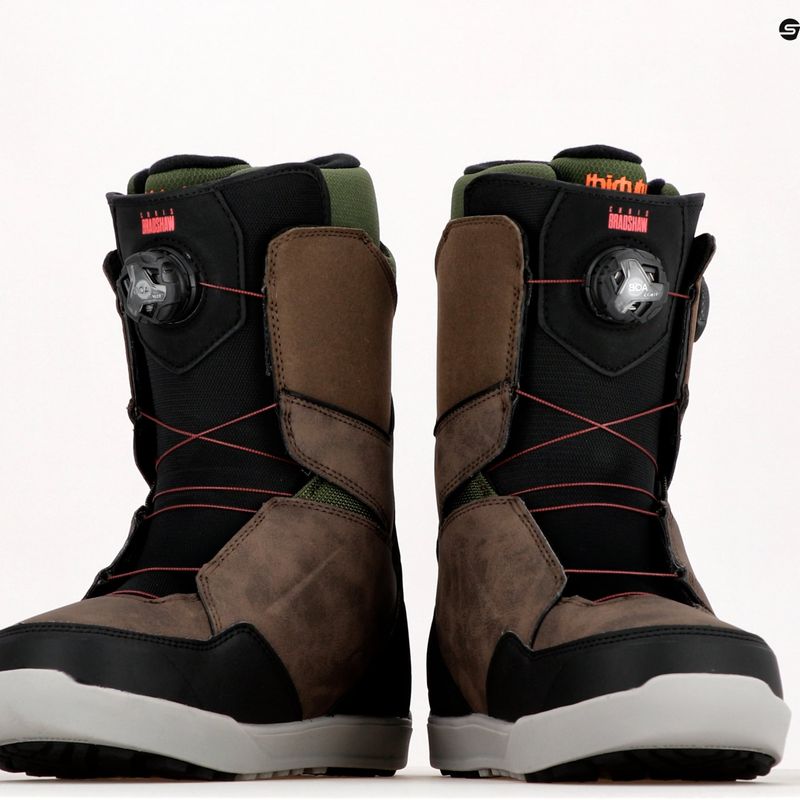 Pánské snowboardové boty THIRTYTWO Lashed Double Boa Bradshaw '22 brown 8105000481 14