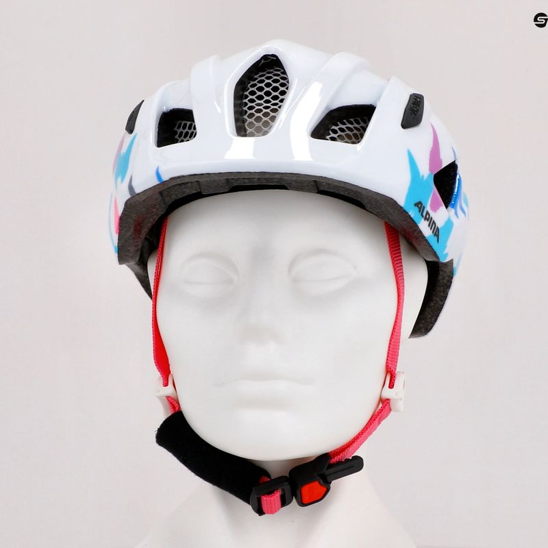 Dětská cyklistická přilba Alpina Pico pearlwhite butterflies gloss 11