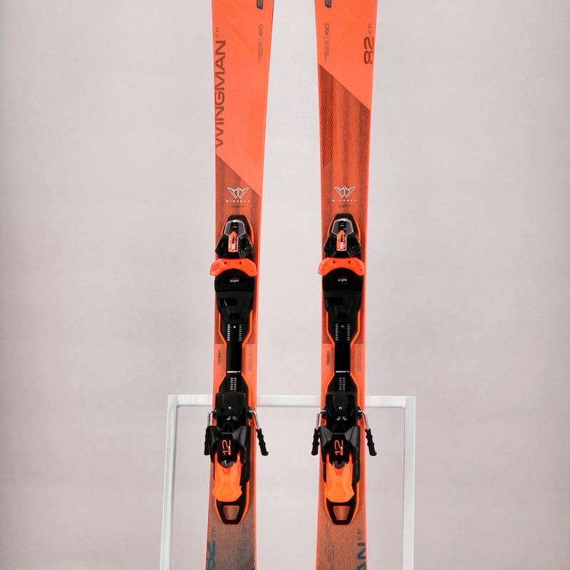 Sjezdové lyže Elan Wingman 82 CTI Fusion oranžové + EMX 12 ABBHBT21 12