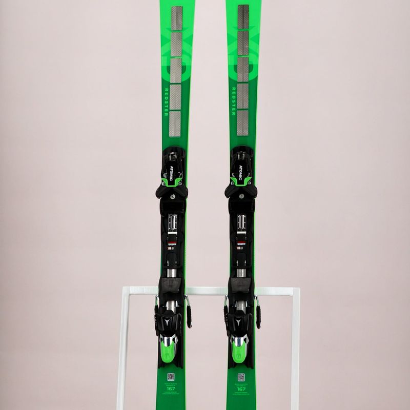 Pánské sjezdové lyže ATOMIC Redster X9S Revoshock S + X12 GW zelené AASS02756 16