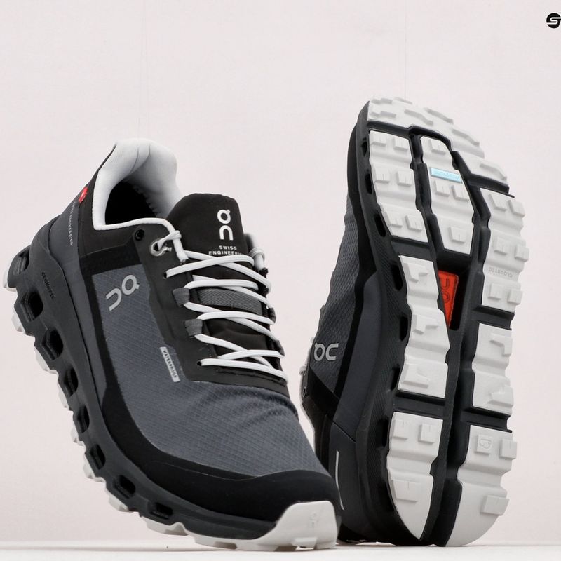 Dámská běžecká obuv ON Cloudvista Waterproof black 7498595 14