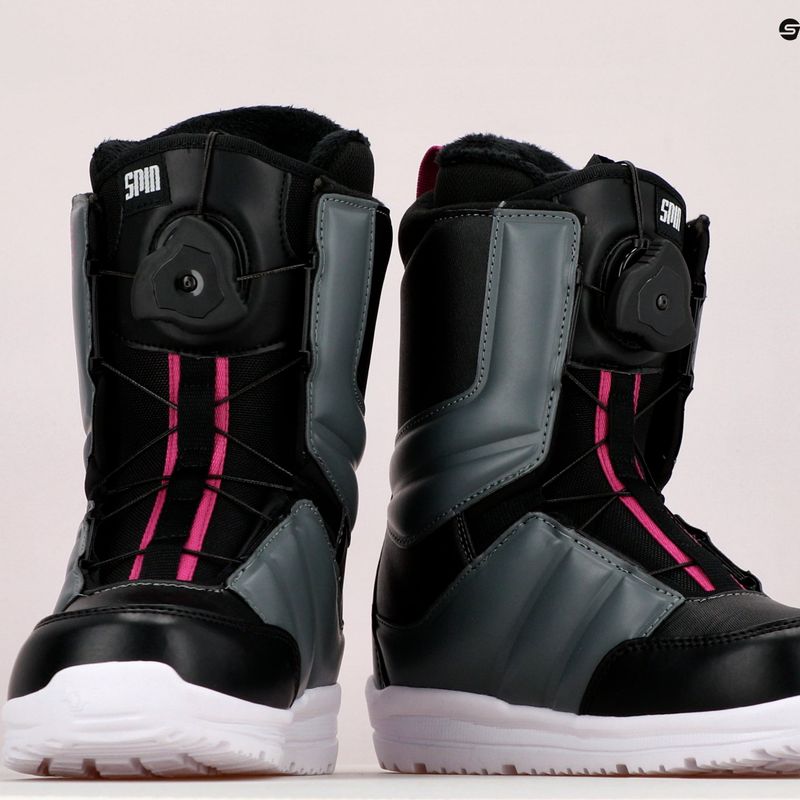 Dámské snowboardové boty Northwave Helix Spin černo-šedá 70221401 14