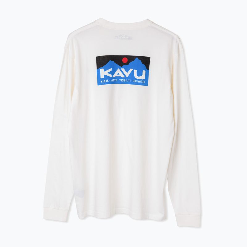 Pánské tričko longsleeve KAVU Etch Art. off white 2