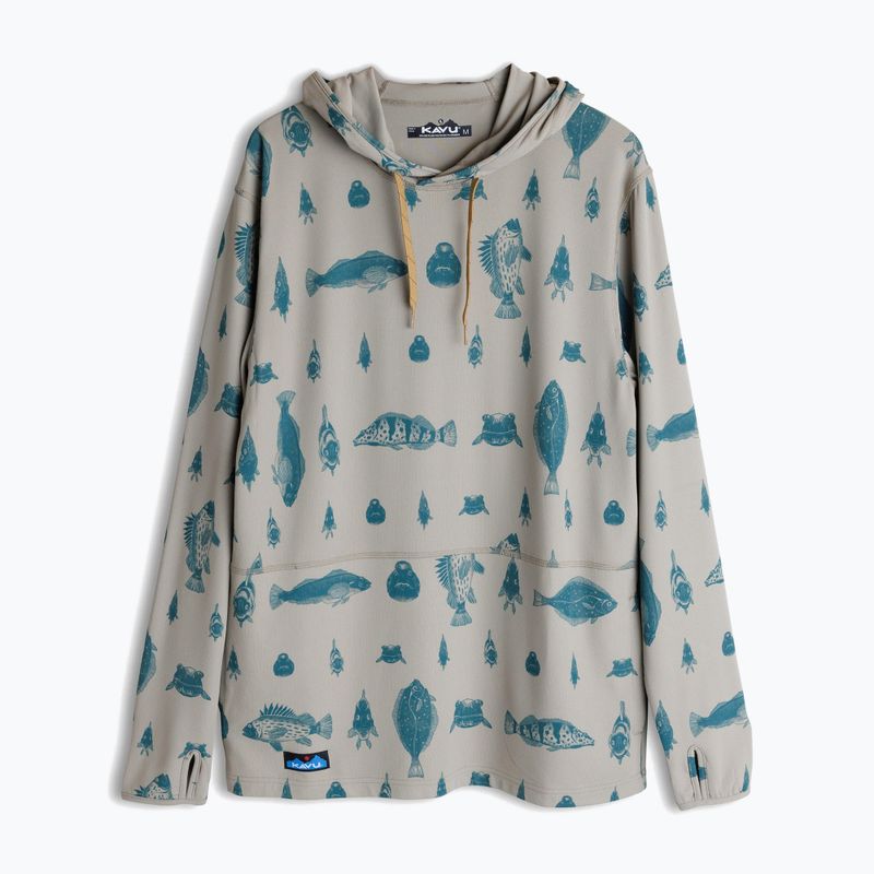 Pánská mikina KAVU Sol Hoodie fish the line
