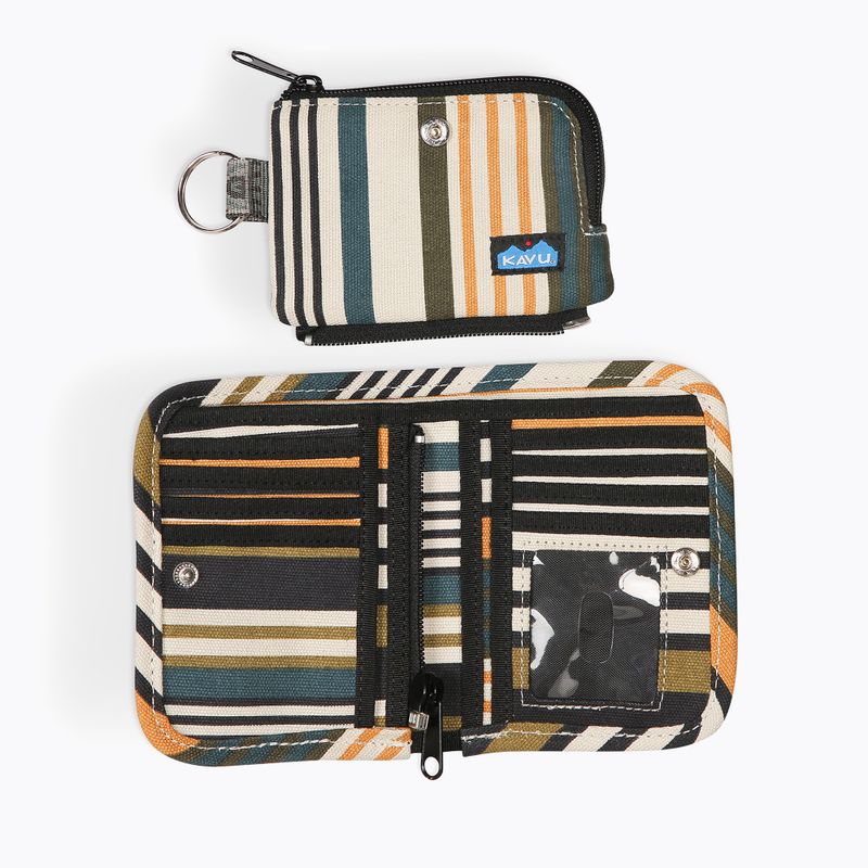 Peněženka KAVU Zippy kelp stripe 4