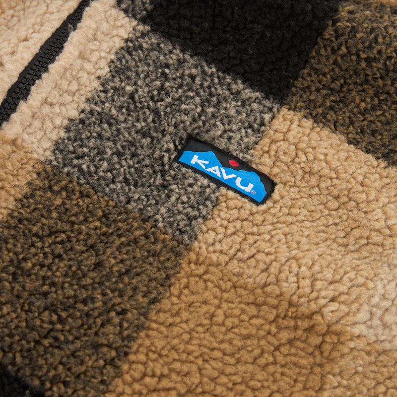 Dámská fleecová mikina KAVU Loven hilltop plaid 3