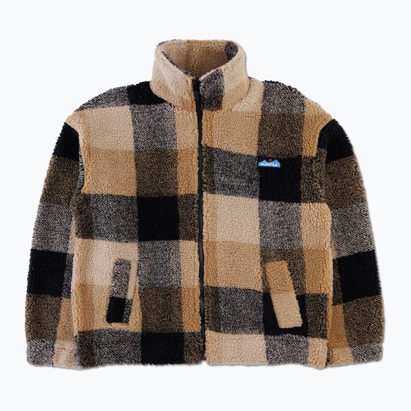 Dámská fleecová mikina KAVU Loven hilltop plaid 5
