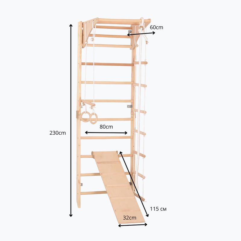 Gymnastický žebřík RINAGYM Kombi 3 17