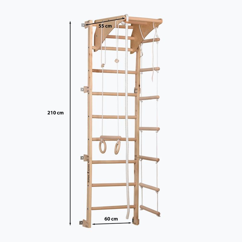 Gymnastický žebřík RINAGYM Eco-Pine 6