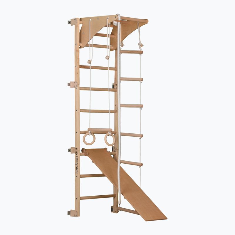 Gymnastický žebřík RINAGYM ECO-PINE+SLIDE