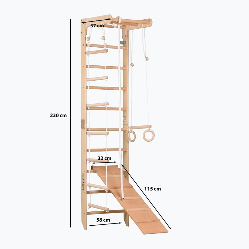 Gymnastický žebřík RINAGYM SPR B+SLIDE 10