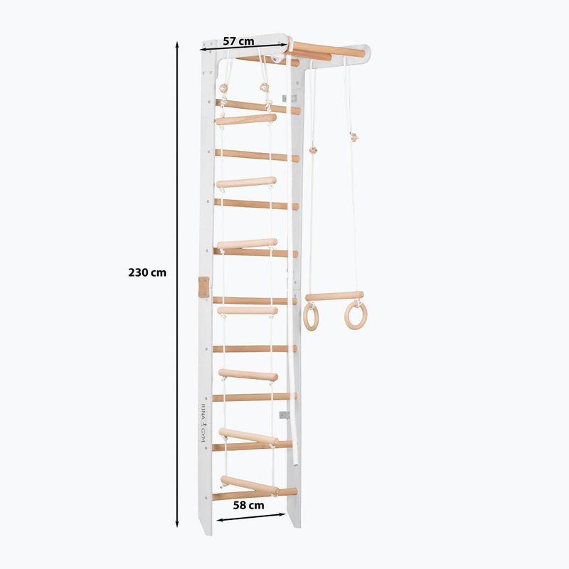 Gymnastický žebřík RINAGYM SPR B white 2