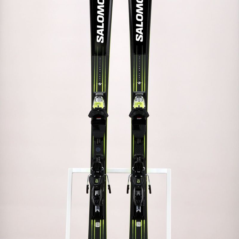 Salomon S Max 10 + M11 GW sjezdové lyže černá/žlutá L47055700 11